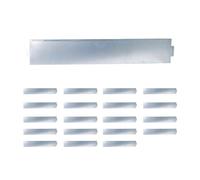 Relaxdays Bordure de gazon argentée