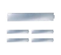 Relaxdays Bordure de gazon argentée