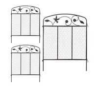 Relaxdays Bordure de jardin à planter 3 pièces