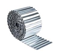 Relaxdays Bordure de jardin en métal galvanisé