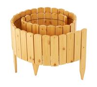 Relaxdays Bordure flexible en bois