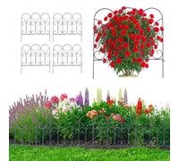 Relaxdays Bordure de parterre métal, lot de 5