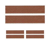 Relaxdays Bordure de pelouse effet rouille