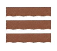 Relaxdays Bordure de pelouse effet rouille