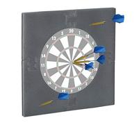 Relaxdays Bordure de Protection carrée R6 Cible Jeu de fléchettes Dartboard 4 pièces EVA