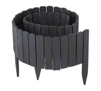 Relaxdays Bordure en bois flexible