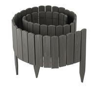 Relaxdays Bordure flexible en bois