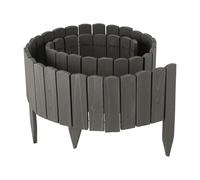 Relaxdays Bordure flexible en bois