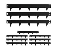 Relaxdays Bordure pelouse noire