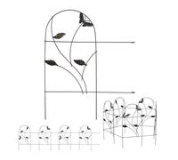 Relaxdays Bordure potager 10 éléments métal