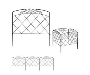 Relaxdays Bordure potager 12 éléments haut