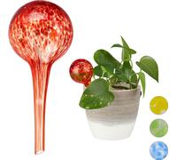 relaxdays Boule d'arrosage, set de 2, verre