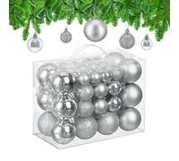 relaxdays Boules de Noël, set de 50 pièces