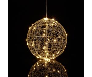 Relaxdays Boule lumineuse LED de 25 cm de diamètre