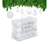 Relaxdays Boules de Noël en lot de 50