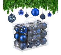Relaxdays Boules de Noël en lot de 50