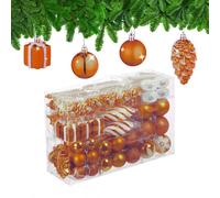 Relaxdays Boules de Noël en lot de 72