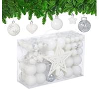 relaxdays Boules de Noël en set de 101 pièces