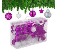 relaxdays Boules de Noël en set de 101 pièces