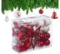 relaxdays Boules de Noël en set de 103 pièces