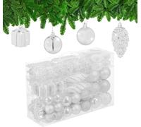 relaxdays Boules de Noël en set de 72 pièces