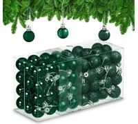 relaxdays Boules de Noël en set de 96 pièces