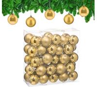 relaxdays Boules de Noël, lot de 50