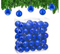 relaxdays Boules de Noël, lot de 50