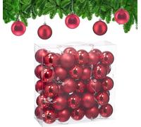 relaxdays Boules de Noël, lot de 50