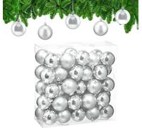 relaxdays Boules de Noël, lot de 50