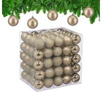 relaxdays Boules de Noël, set de 100 pièces