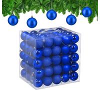 relaxdays Boules de Noël, set de 100 pièces