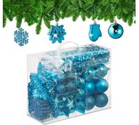 relaxdays Boules de Noël, set de 100 pièces