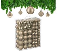 relaxdays Boules de Noël, set de 138 pièces