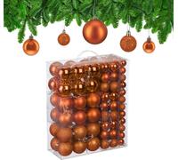 relaxdays Boules de Noël, set de 138 pièces