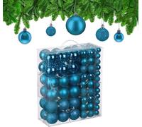 relaxdays Boules de Noël, set de 138 pièces