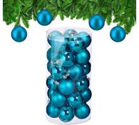 relaxdays Boules de Noël, set de 30 pièces