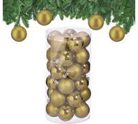 relaxdays Boules de Noël, set de 30 pièces