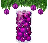 relaxdays Boules de Noël, set de 30 pièces