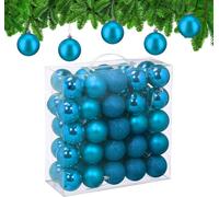 relaxdays Boules de Noël, set de 50 pièces