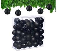 relaxdays Boules de Noël, set de 50 pièces
