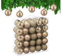 relaxdays Boules de Noël, set de 50 pièces