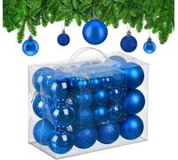 relaxdays Boules de Noël, set de 50 pièces