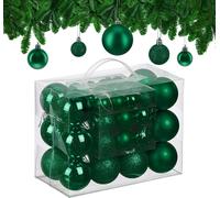 relaxdays Boules de Noël, set de 50 pièces