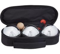 Relaxdays boules de pétanque en métal avec cochonnet et accessoires Home