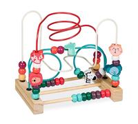 Relaxdays Boulier bébé, Circuit de motricité, Bois, Design C, Enfants dès 1 an, Filles et garçons, Multicolore