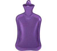 relaxdays Bouteille d'eau chaude violette 2 litres