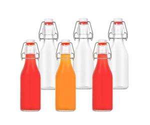 Relaxdays Bouteilles à remplir avec bouchon clip