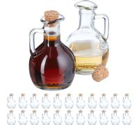 relaxdays Bouteilles à remplir, set de 24 bouteilles de 150 ml