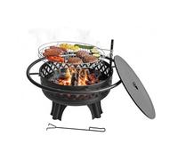 Relaxdays Brasero, grille réglable